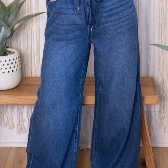Judy Blue Women's Flare & Wide Leg Jeans - Blue - Picture 2 of 6